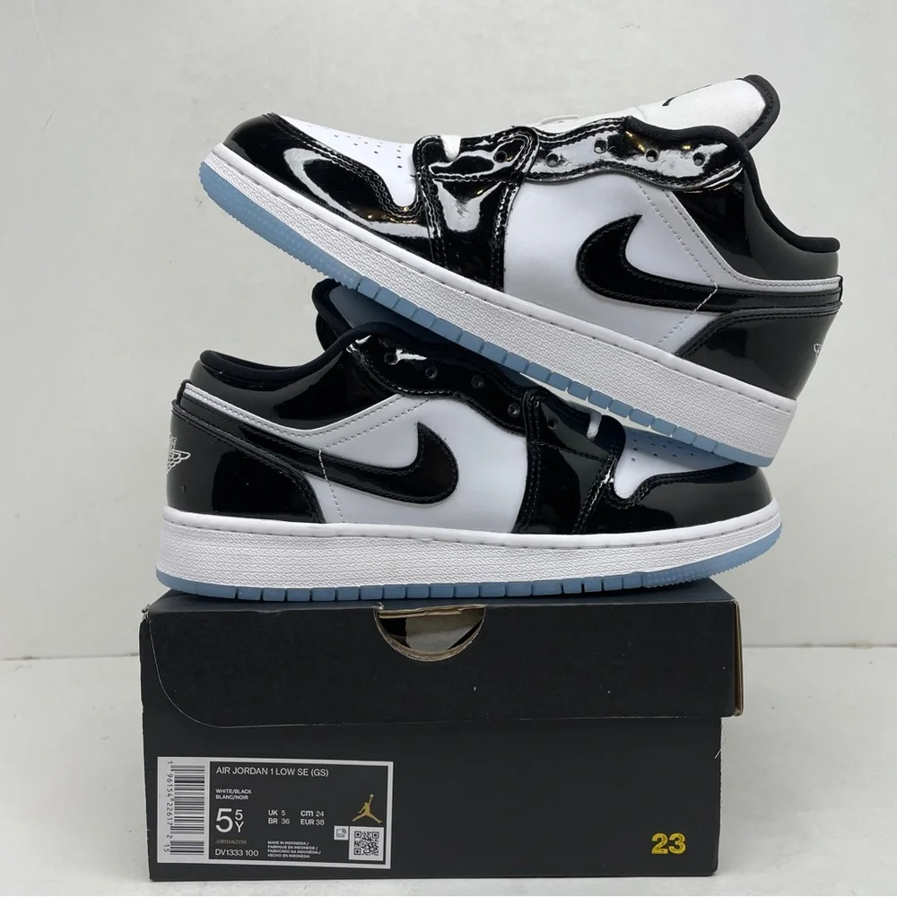 Nike Air Jordan 1 Retro Low GS SE “Concord/Space Jam” 2023 - Picture 1 of 4